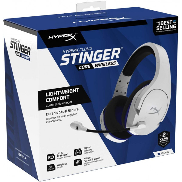 Фото - Гарнитура беспроводная игровая HyperX Cloud Stinger Core WL (HHSS1C-KB-WT/G)