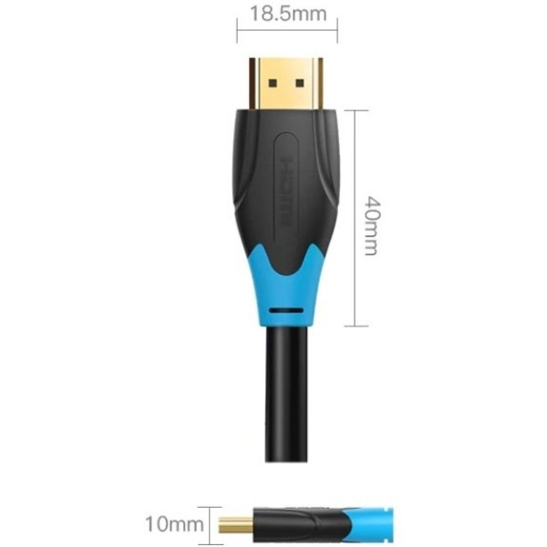 Фото - Кабель HDMI Vention HDMI M - M,15.0m V2.0 (AACBN)