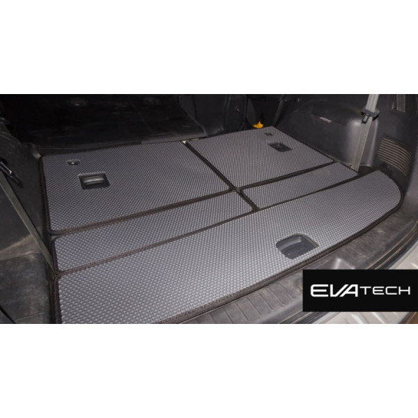 Фото - EVA коврик в багажник авто EVAtech для Santa FE (CM) Restyling (Floor Gas Pedal) 7 seats (3 clips) Hyundai 2010-2012 2 поколение SUV EU (HY13311BE5RBB)