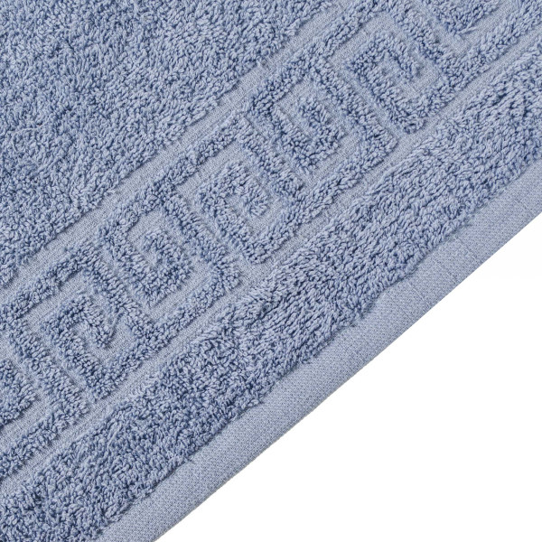 Фото - Полотенце банное Home Line махровое бордюр серо-голубой 70х140 (174302)