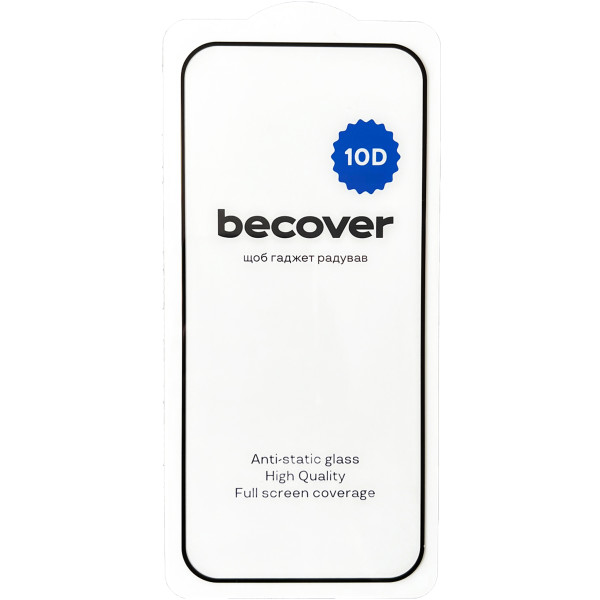 Фото - Защитное стекло для смартфона BeCover for Xiaomi Redmi Note 14 5G 10D Black (712727)