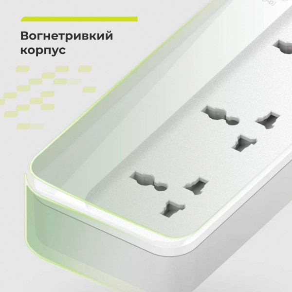 Фото - Сетевой фильтр ProLogix Premium 5 р 2m (PR-SC5614W)