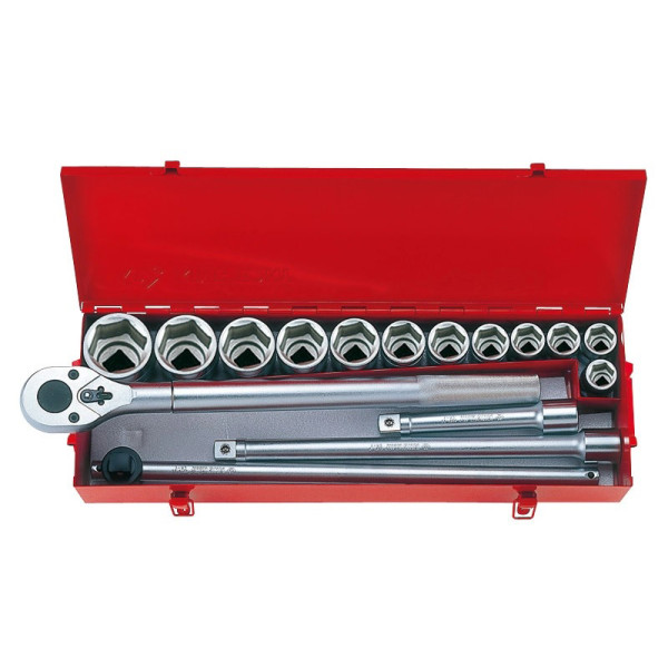 Фото - Набор инструментов KING TONY 3/4" 16 шт. в металлическом кейсе (6316MR)