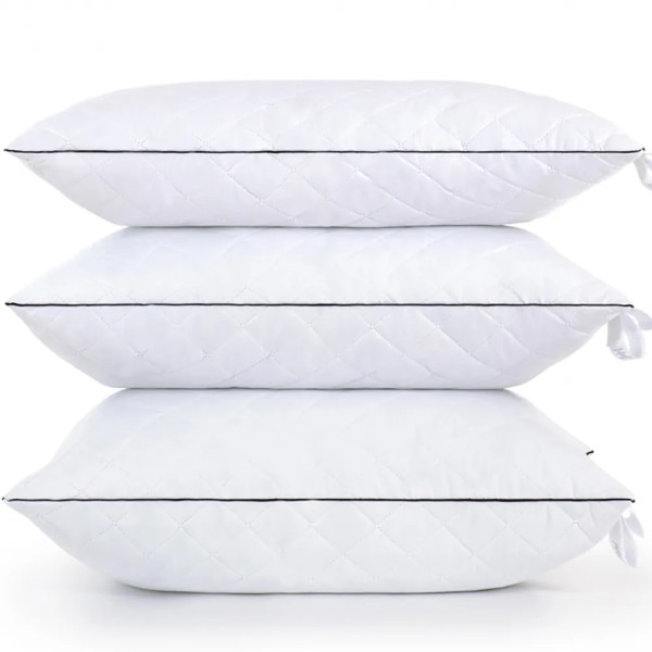 Фото - Подушка стандартная MirSon хлопковая 1455 Royal Pearl Высокая 60х60 см (2200001538412)