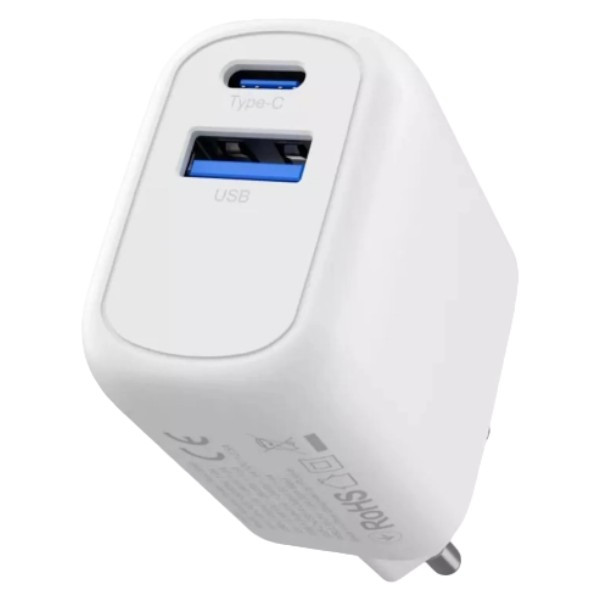 Фото - Сетевое зарядное устройство Proove Silicone Power Plus 30W (Type-C + USB) (WCSP3011002)