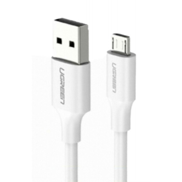 Фото - Кабель UGREEN US289 USB 2.0 to Micro 0.5m White (60140)