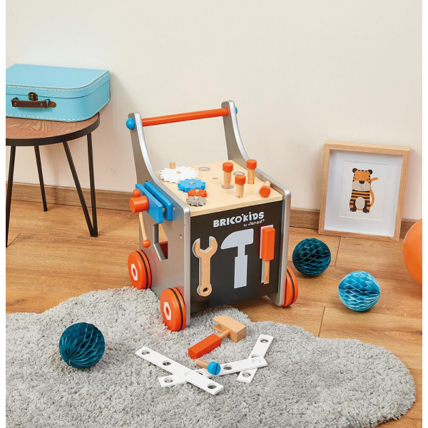 Фото - Сюжетно-ролевая игра. Набор-профессий Janod Мастерская на колесах (J06478)