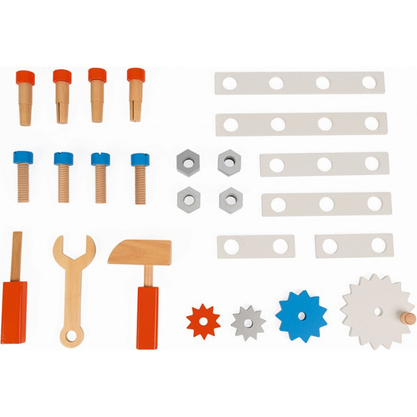 Фото - Сюжетно-ролевая игра. Набор-профессий Janod Мастерская на колесах (J06478)