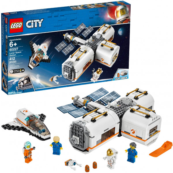 Фото - Конструктор LEGO City Лунная космическая станция 412 деталей (60227)