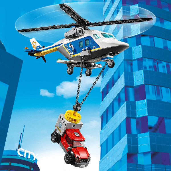 Фото - Конструктор LEGO City Погоня на полицейском вертолёте (60243)