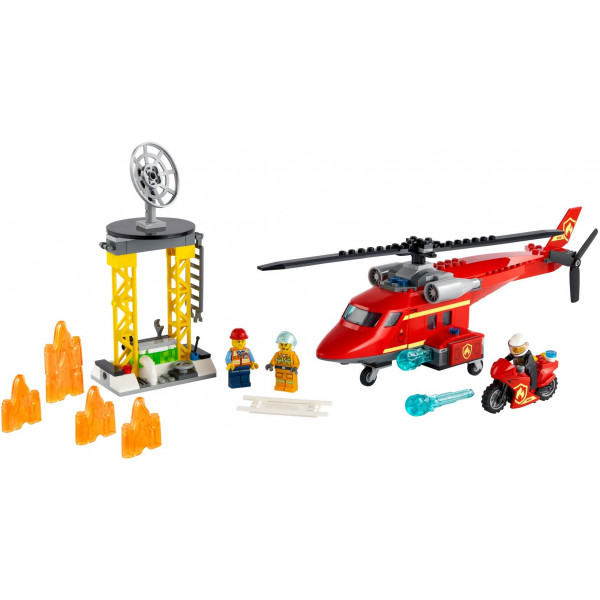 Фото - Конструктор LEGO City Пожарный спасательный вертолет (60281)