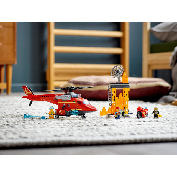 Фото - Конструктор LEGO City Пожарный спасательный вертолет (60281)