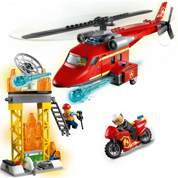 Фото - Конструктор LEGO City Пожарный спасательный вертолет (60281)