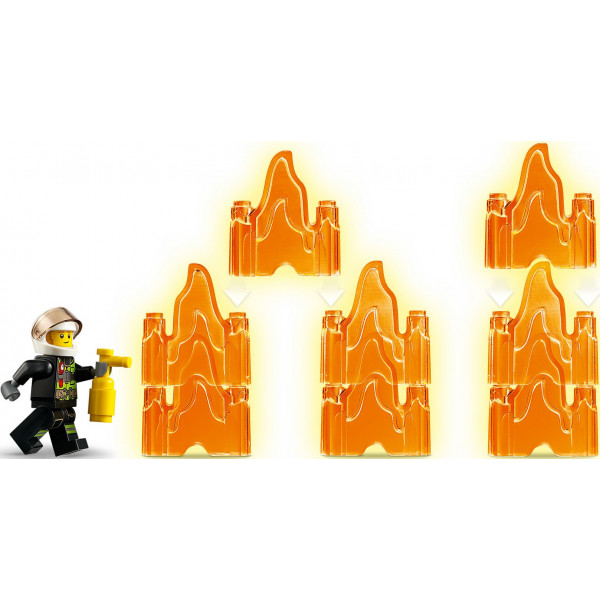 Фото - Конструктор LEGO City Пожарный спасательный вертолет (60281)