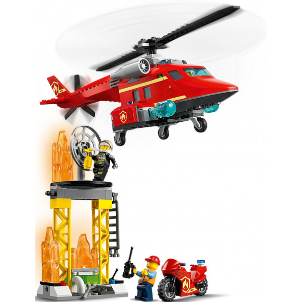 Фото - Конструктор LEGO City Пожарный спасательный вертолет (60281)