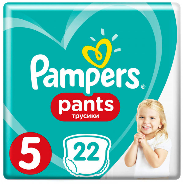Фото - Одноразовые подгузники-трусики Pampers Pants 5 22 шт. (4015400672685)