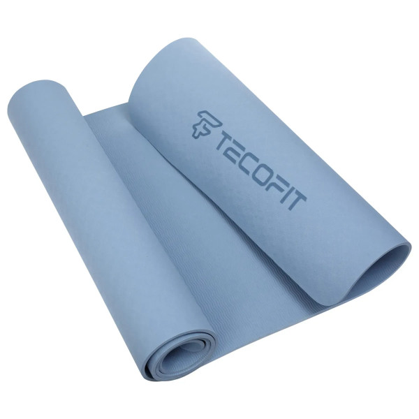 Фото - Коврик для йоги и фитнеса TECOFIT TPE Mat single color 183х61х0.6 см Blue (TOP18074471)