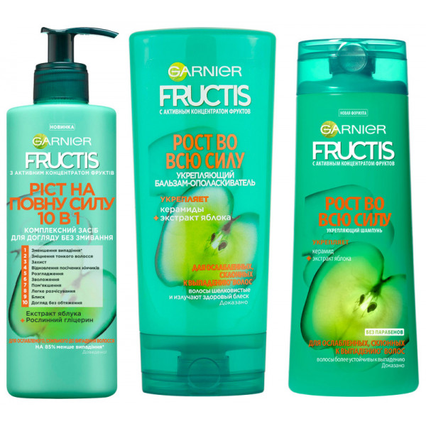 Фото - Бальзам для волос Garnier FRUCTIS Рост на полную силу 200 мл
