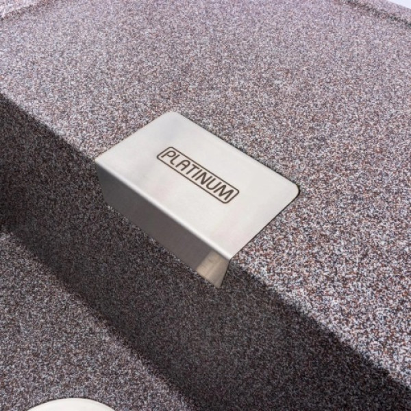 Фото - Мойка кухонная Platinum 8650 DIAMOND матовая (микс)