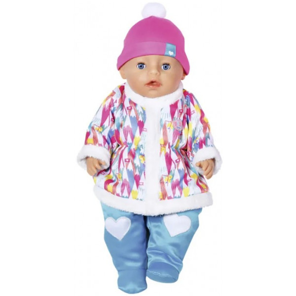 Фото - Интерактивный пупс Zapf Кукла Baby Born серии ''Нежные объятия'' - Зимняя Малышка (43 cm, с аксессуарами) (831281)