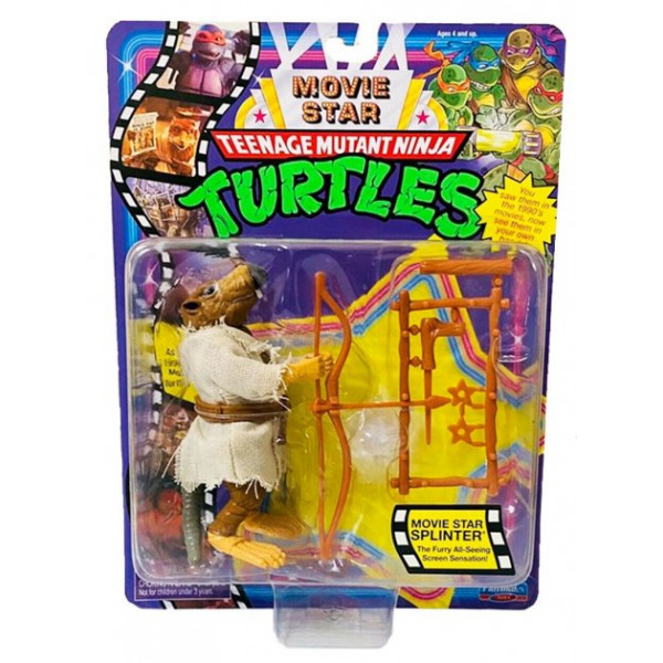 Фото - Коллекционная фигурка TMNT MOVIE STAR 1992 – СПЛИНТЕР (12 cm)