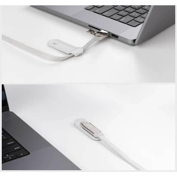 Фото - Кабель синхронизации данных Rolling Square 6in1, inCharge XL 3 м White (XLL02R)