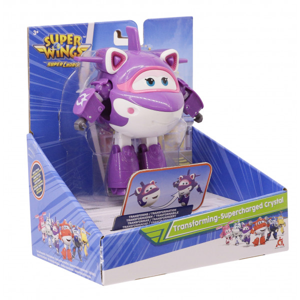 Фото - Робот-трансформер Super Wings Transforming-Supercharge Crystal Кристал (EU740263)