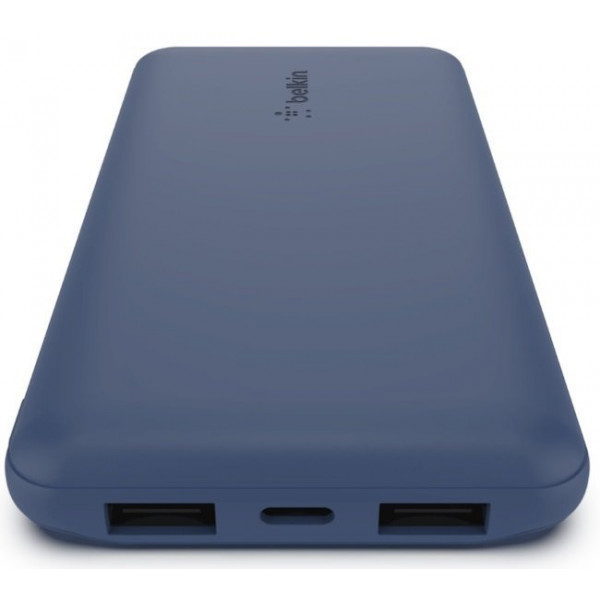 Фото - Батарея мобильная Belkin 10000mAh 15W Dual USB-A USB-C Blue (BPB011BTBL)