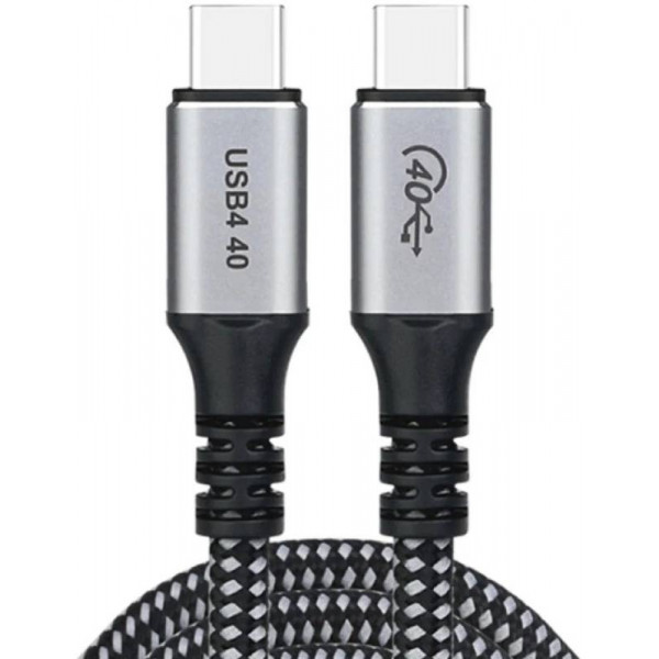 Фото - Кабель синхронизации данных Choetech USB 4.0 Gen 3 Type-C M-M, 1.2m 240W (8K HDR) (XCC-1040-GY)
