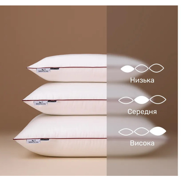 Фото - Подушка стандартная MirSon De Luxe №631 с эвкалиптом Средняя 40х60 (2200000851987)