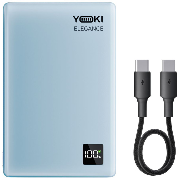 Фото - Батарея мобильная YOKI Magnetic Elegance 15W 5000 mAh (YK-MPE515 Blue)