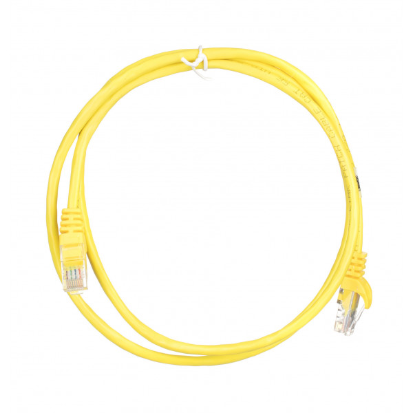 Фото - Кабель патч-корд 2E Cat 5e UTP RJ45 26AWG 1.20 m Yellow (2E-PC5ECA-120YLW)