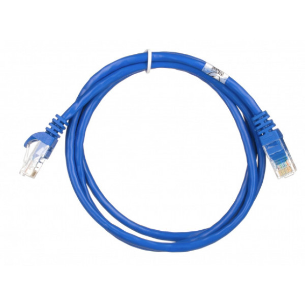 Фото - Кабель патч-корд 2E Cat 5e UTP RJ45  26AWG 1.20 m Blue (2E-PC5ECOP-120BL)
