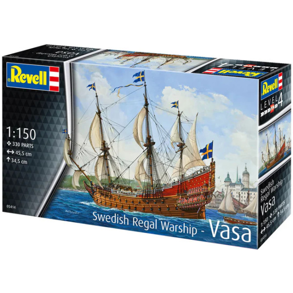 Фото - Набор для моделирования техники Revell Шведский королевский военный корабль Vasa (RVL-05414)