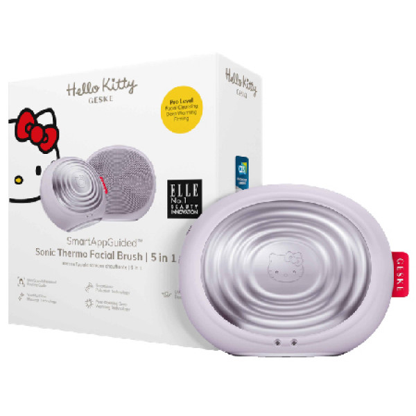 Фото - Щетка для чистки лица GESKE Sonic Thermo Facial Brush 5 в 1 by Hello Kitty (HK000008PU01)