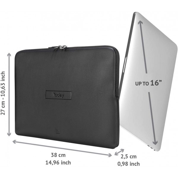 Фото - Чехол для ноутбука Tucano Today Sleeve 15"/16'' Black (BFTO1516-BK)