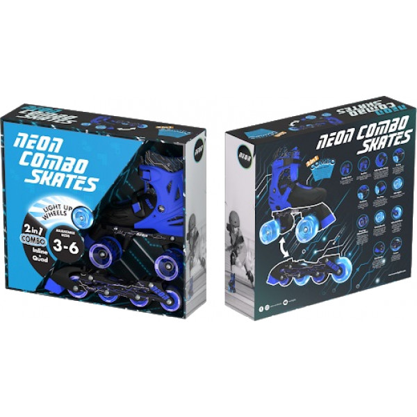 Фото - Ролики Neon Combo Skates Blue (NT09B4)
