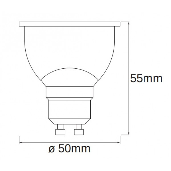 Фото - Умная лампа Osram LEDSmart+ WiFi PAR51 4,9W 350 Lm 2700-6500K +RGB GU10 (4058075485693)