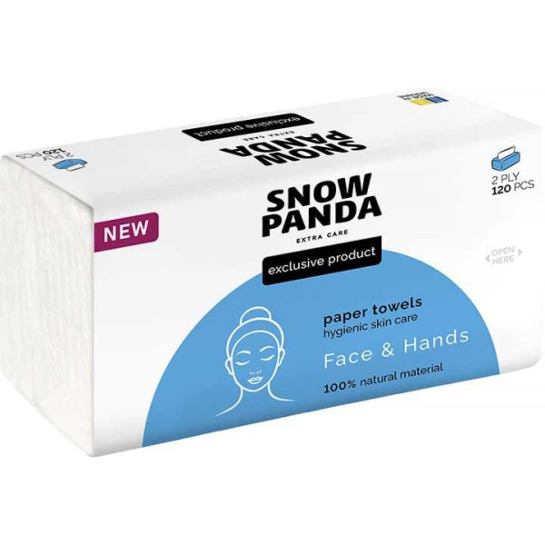 Фото - Салфетки бумажные Сніжна панда EXTRA CARE 2 слоя 120 шт. (4820183973870) Фото - Салфетки бумажные Сніжна панда EXTRA CARE 2 слоя 120 шт. (4820183973870)