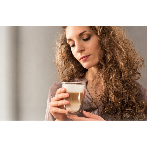 Фото - Набор стаканов с двойными стенками Delonghi ЛАТТЕ МАКІЯТО, 220 мл