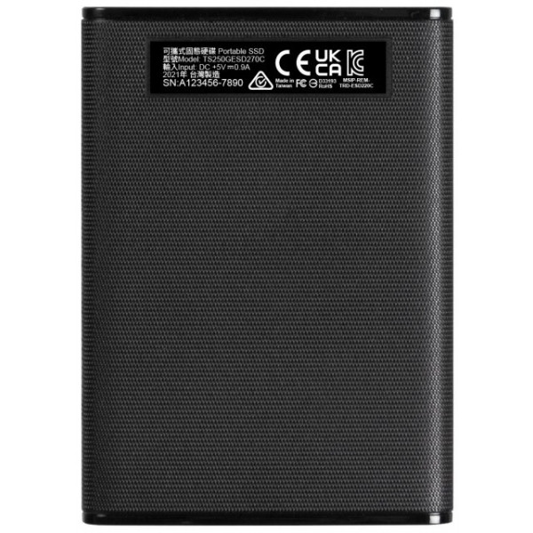 Фото - SSD-накопитель внешний Transcend USB 3.1 250GB (TS250GESD270C)
