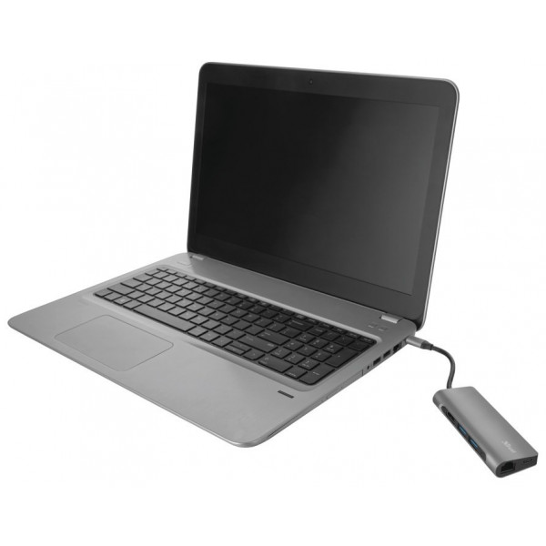 Фото - Хаб USB Trust Dalyx 7-In-1 USB-C Aluminium (23775)