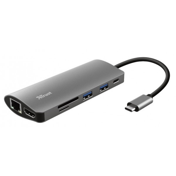 Фото - Хаб USB Trust Dalyx 7-In-1 USB-C Aluminium (23775)
