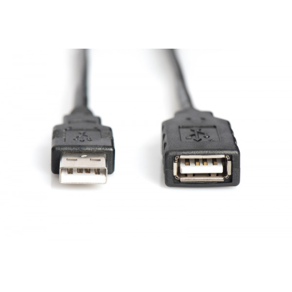 Фото - Кабель USB type A - USB type A Digitus USB 2.0 Active Cable, A/M-A/F 15m Black (DA-73101)