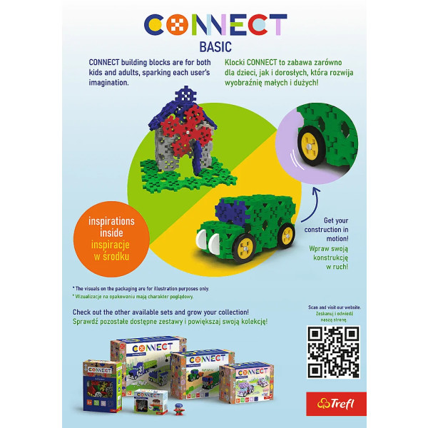 Фото - Пазлы (3-4 года) Trefl Connect 70 дет. girls (19829)