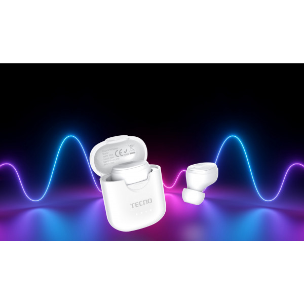 Фото - Bluetooth-гарнитура Tecno Minipods M1 White