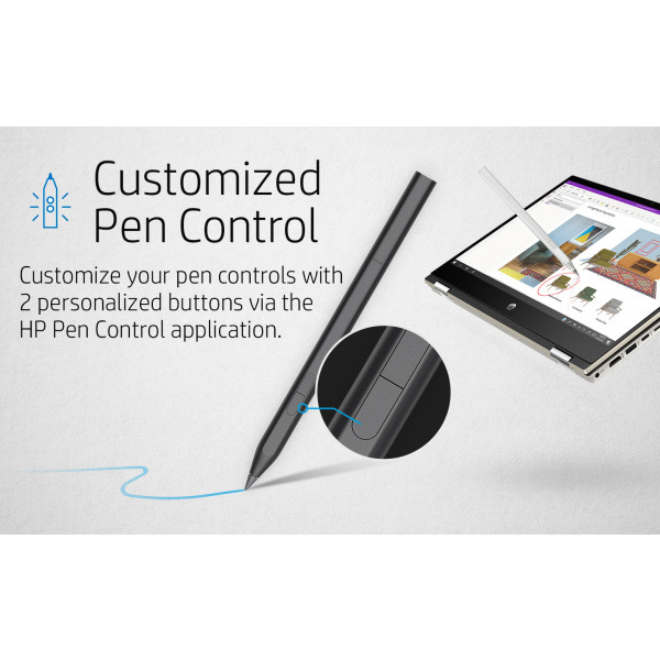 Фото - Уценка - Стилус HP Rechargeable MPP 2.0 Tilt Pen Black (3J122AA)