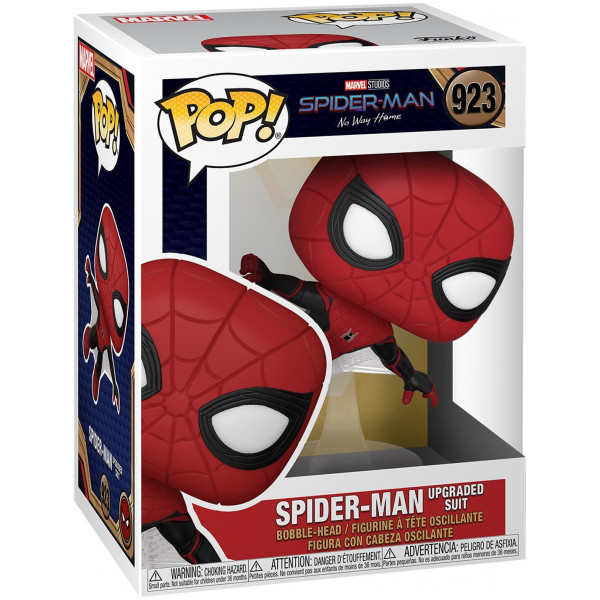Фото - Коллекционная фигурка FUNKO POP! Bobble Marvel Spider-Man No Way Home Spider-Man (Upgraded Suit) 57634 (FUN25491663)