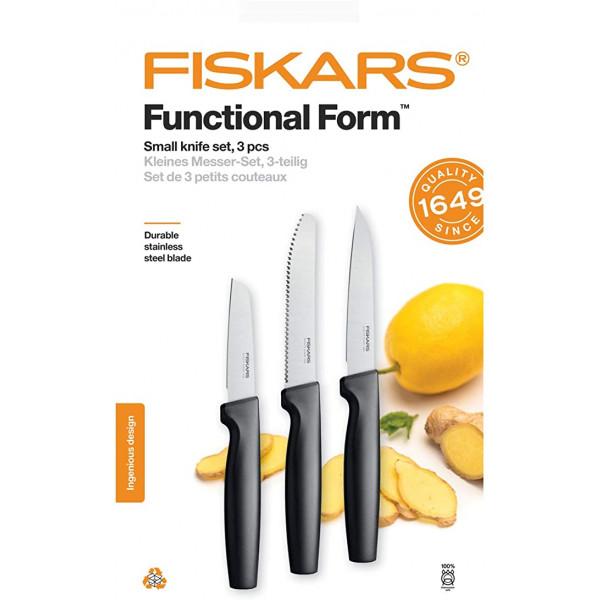 Фото - Набор ножей Fiskars Functional Form 3 шт. (1057561)