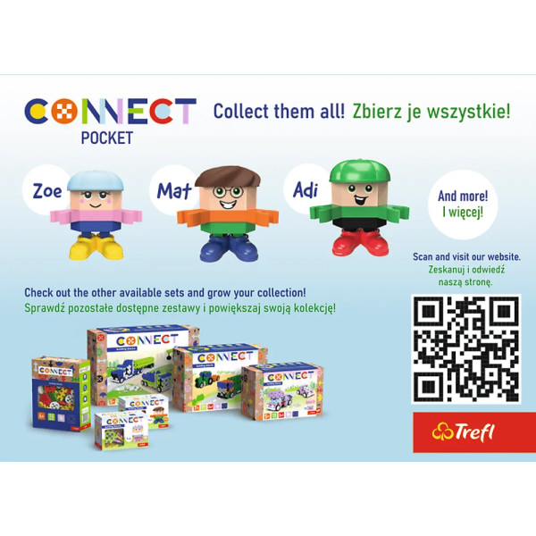 Фото - Пазлы (3-4 года) Trefl Connect 35 дет. с игровой фигуркой Jay (20061)